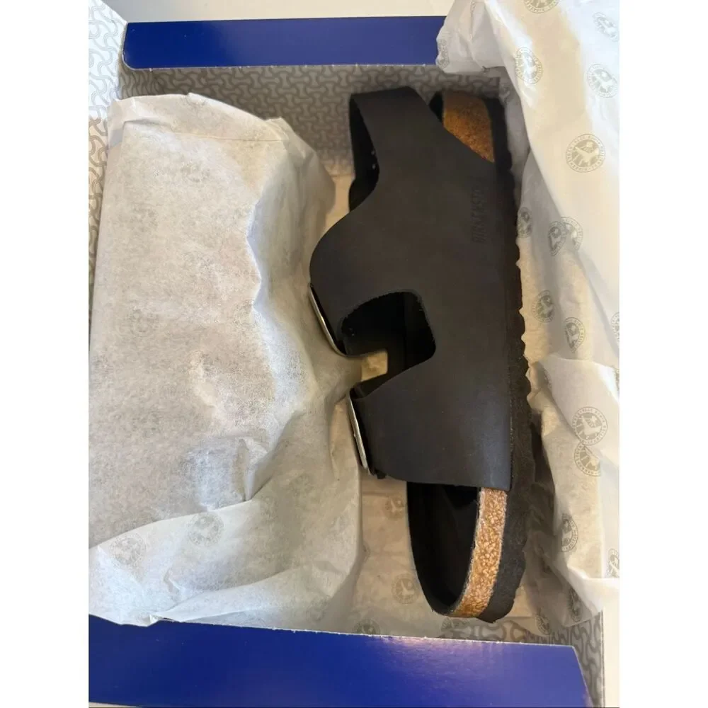 NEW Birkenstock Men’s/Women’s Milano Big Buckle Sandal Black Size11/L 9/M Summer